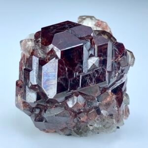 Spessartine Garnet On Quartz